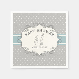Adorable Baby Elephant | Babydusche Serviette