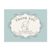 Adorable Baby Elephant | Babydusche Vielen Dank