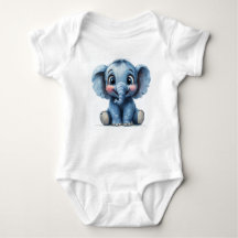 Adorable Baby Elephant mit Big Eyes