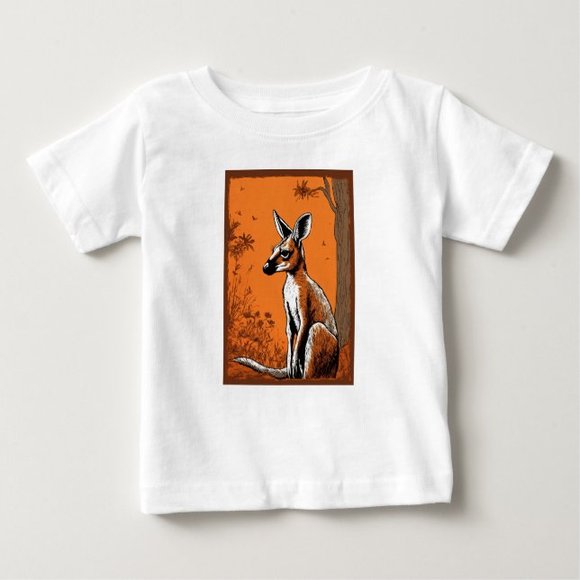 Adorable Baby Fine Jersey T - Shirt mit Niedlichem (Vorderseite)