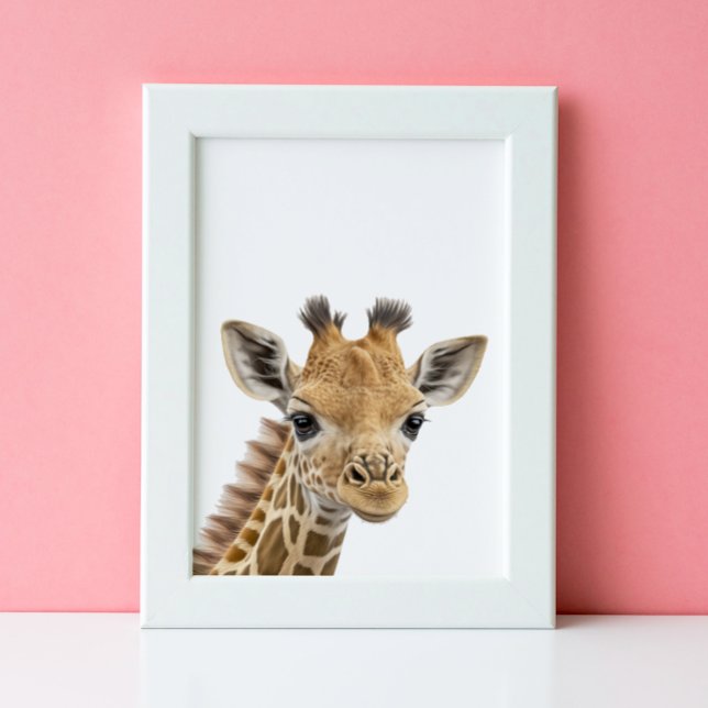 Adorable Baby Giraffe Kinderzimmer Jungle Safari Poster (Von Creator hochgeladen)