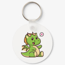 Adorable Baby Green Dragon