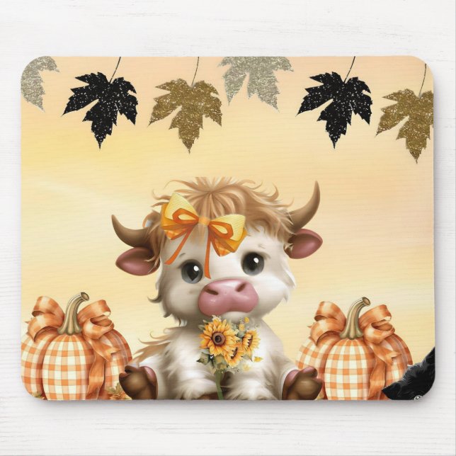 Adorable Baby Heifer Mousepad (Vorne)