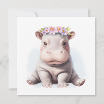 Adorable Baby Hippopotamus