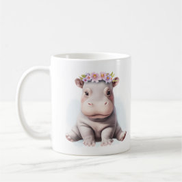 Adorable Baby Hippopotamus Kaffeetasse
