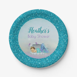 Adorable Baby Mermaid Party Paper Teller 130 Light