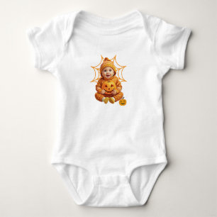 Adorable Baby Pumpkin Outfit für Halloween Strampler