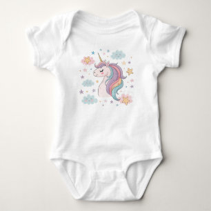 Adorable Baby Unicorn Design - Perfekt für Baby On Strampler