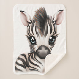 Adorable Baby Zebra Sherpadecke