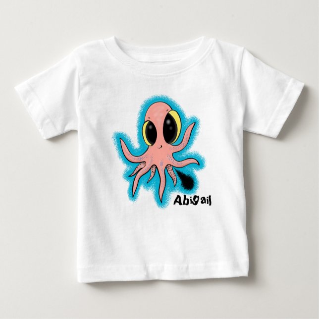 Adorable Babykleber-Cartoon-Design Baby T-shirt (Vorderseite)