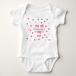 Adorable Baby's First Valentinstag Shirt
