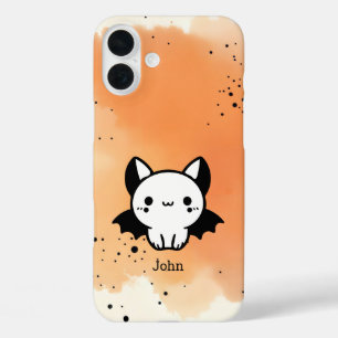 Adorable Bat Buddy - Kawaii Minimalistisches Kinde iPhone 16 Plus Hülle
