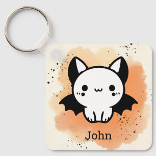 Adorable Bat Buddy - Kawaii Minimalistisches Kinde Schlüsselanhänger