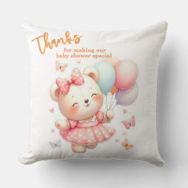 Adorable Bear – Thanksgiving Baby Shower Decor Kissen