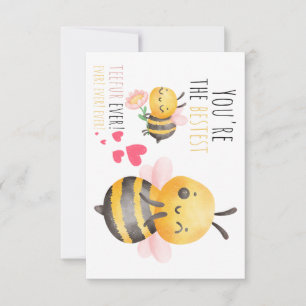 Adorable Bee-Themed Teacher Danke Ihrer Karte - Fu
