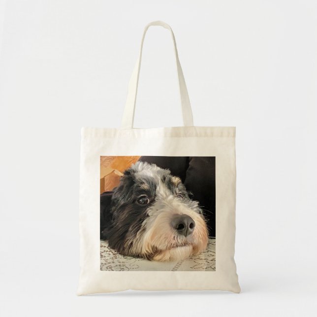 Adorable Bernedoodle Tragetasche (Vorne)