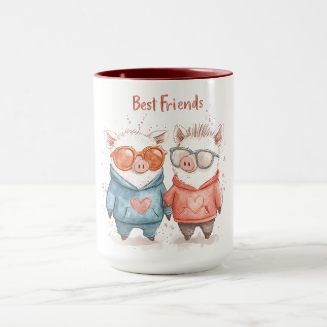 Adorable Best Friends Pig Tasse (Zentrum)