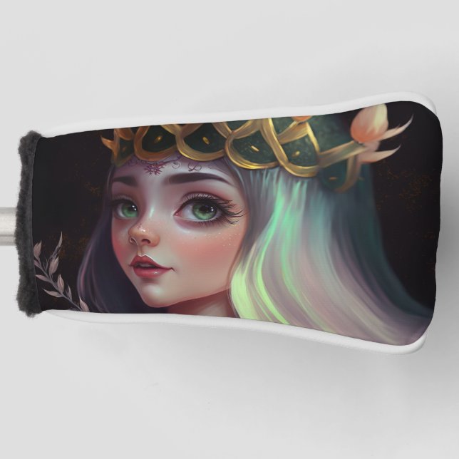 Adorable Big Mit Augen Queen Golf Headcover (Vorderseite)