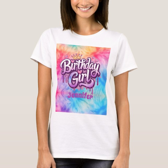 Adorable Birthday Girl Women's T - Shirt (Vorderseite)