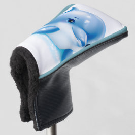 Adorable Blue Baby Dolphin Golf Headcover