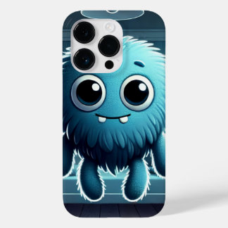 Adorable Blue Fluffy Creature Case-Mate iPhone 14 Pro Hülle