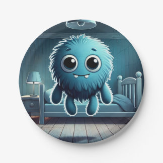 Adorable Blue Fluffy Creature Pappteller