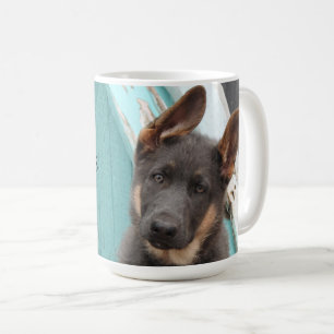 Adorable Blue German Shepherd Puppy Kaffeetasse