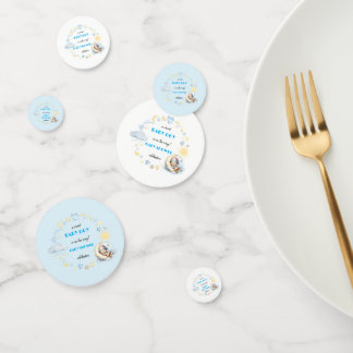 Adorable Blue Table Confetti Konfetti