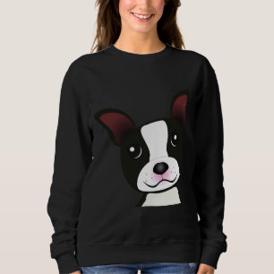 Adorable Boston Terrier Puppy Sweatshirt