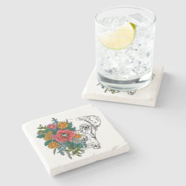 Adorable Boxer Hund-Untersetzer Steinuntersetzer