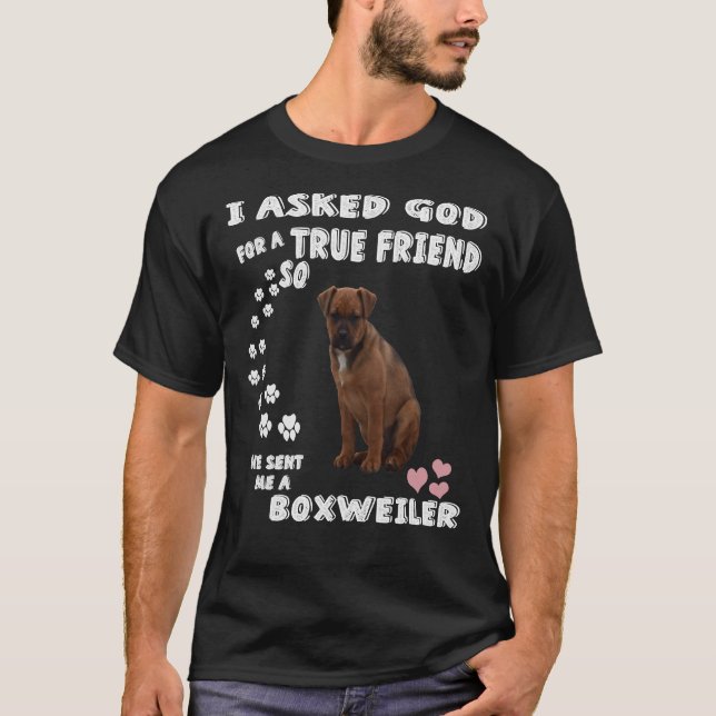Adorable Boxweiler Boxie Rottie Lover Box Rott T-Shirt (Vorderseite)