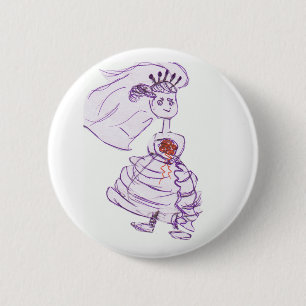 Adorable Bride Button