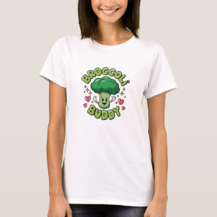 Adorable Broccoli Grafik für Veggie Liebhaber T-Shirt