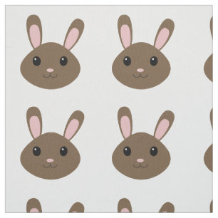 Adorable Brown Bunny Stoff