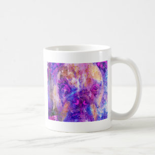 Adorable Bulldog Mixed Media Tasse