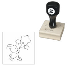 Adorable Bunny Briefmarke
