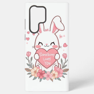 Adorable Bunny mit Liebe Herz Samsung Galaxy Hülle