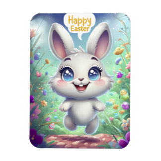 Adorable Bunny Ostermagnet Magnet