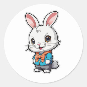 Adorable Bunny Sticker - Eine schöne Zeit