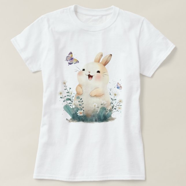 Adorable Bunny T - Shirt (Design vorne)