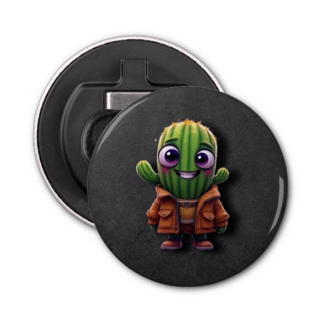 Adorable Cactus Flaschenöffner (Vorderseite)