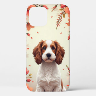 🐶🌸 Adorable Calm Dog in Elegant Floral Frame ✨ Case-Mate iPhone Hülle