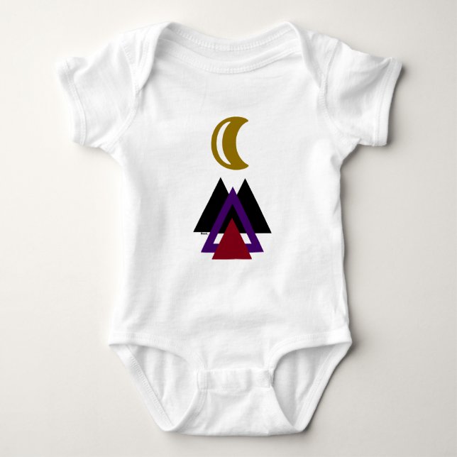 Adorable Camping Wandern Baby : Strampler (Vorderseite)
