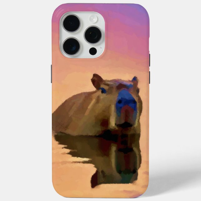 Adorable Capybara Case-Mate iPhone Hülle (Rückseite)