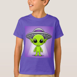 Adorable Cartoon Alien T-Shirt