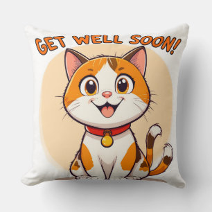Adorable Cartoon Cat Kissen