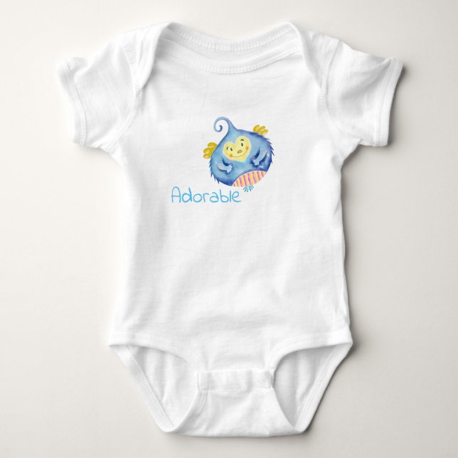 Adorable Cartoon Character Baby Strampler (Vorderseite)