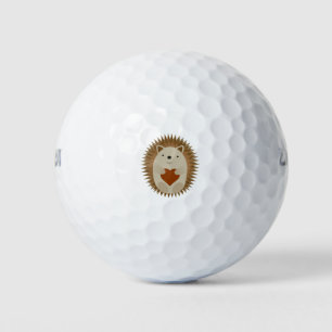 Adorable Cartoon Igel Holen eines Herzens Golfball
