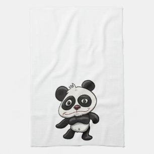 Adorable Cartoon Panda Geschirrtuch
