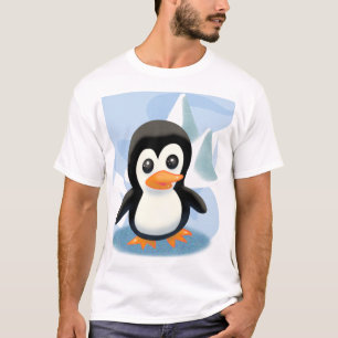 Adorable Cartoon Pinguin T-Shirt